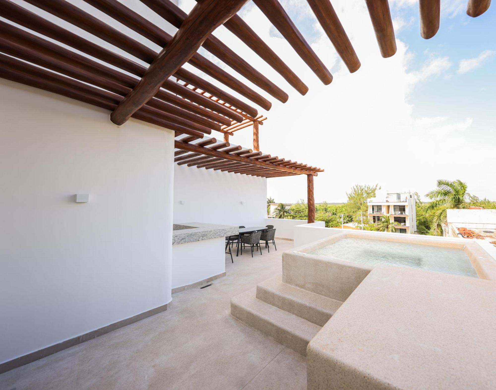 Porto Blu Lejlighed Puerto Morelos Eksteriør billede